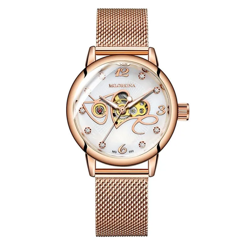Women's Stainless Steel Mechanical Watches