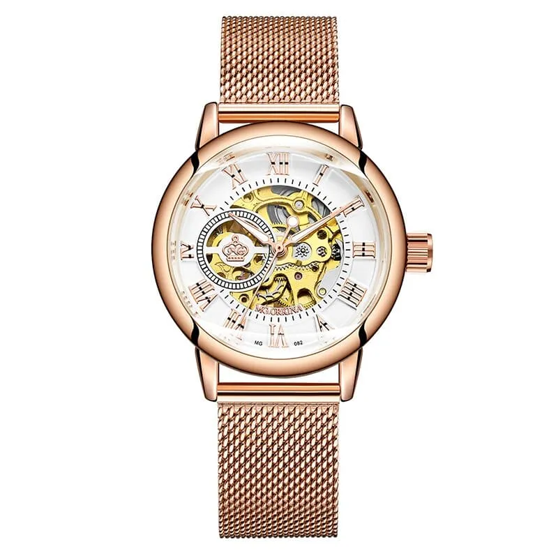 Women's Stainless Steel Mechanical Watches