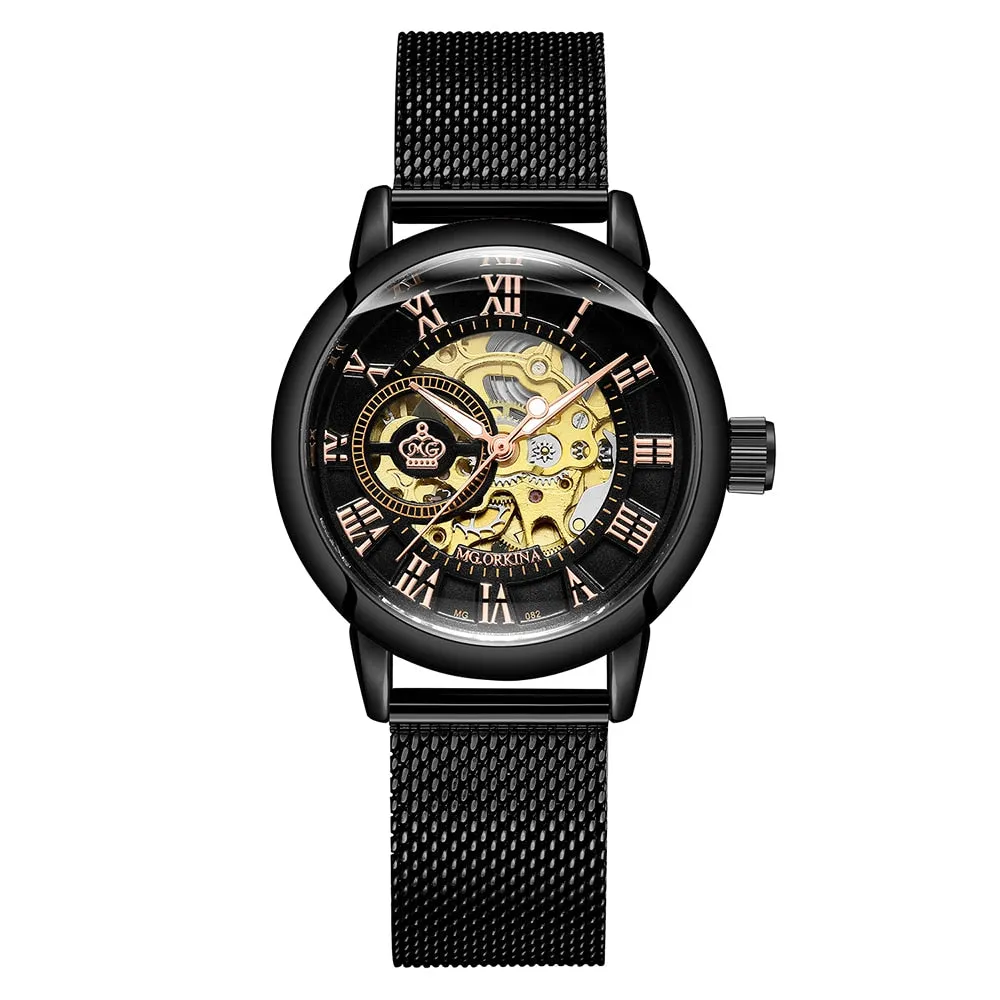 Women's Stainless Steel Mechanical Watches