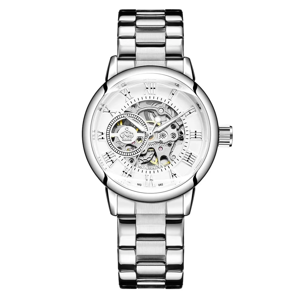 Women's Stainless Steel Mechanical Watches