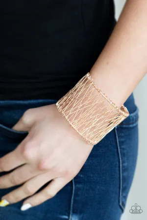 Work for Wire Rose Gold Paparazzi Bracelet