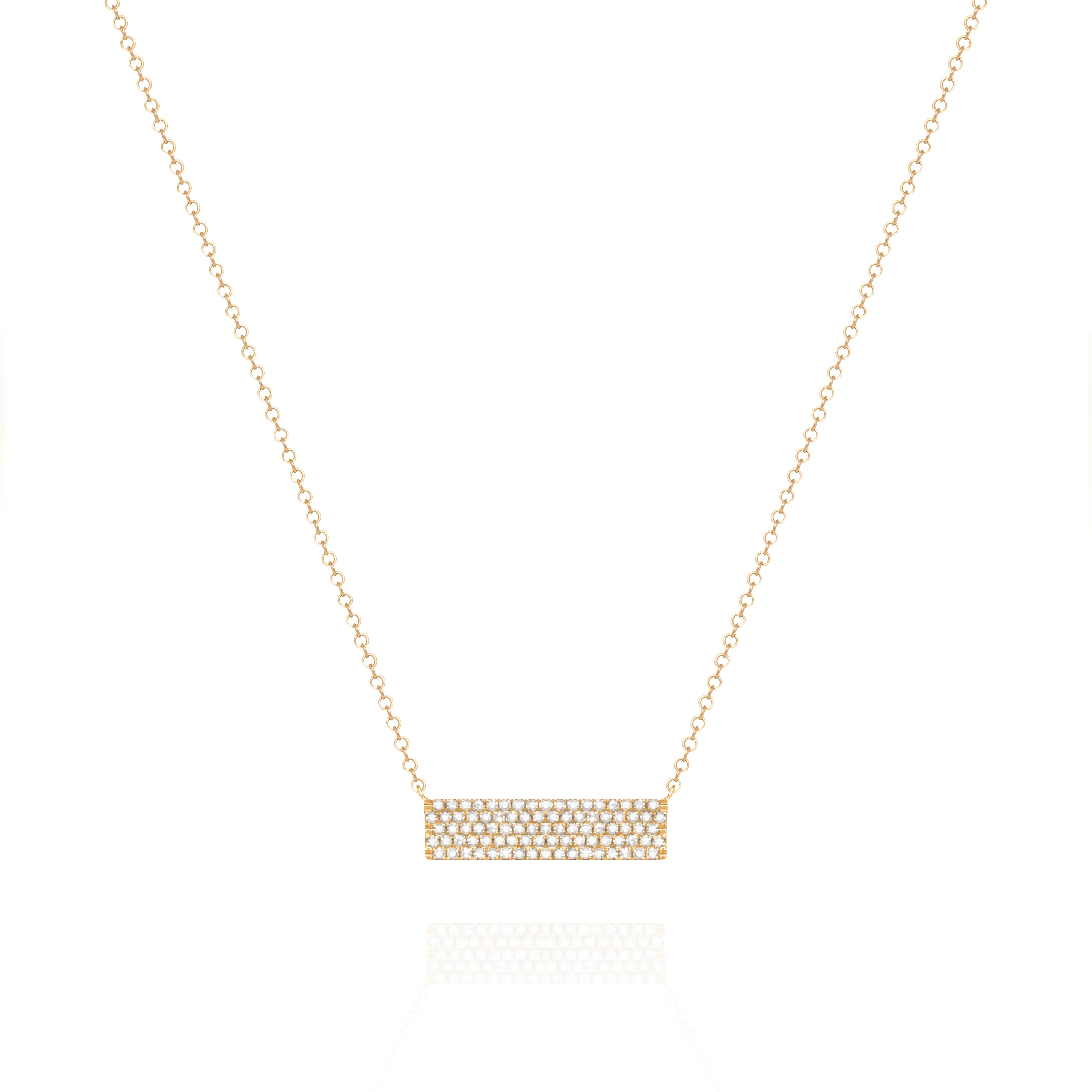 Yellow Bar Necklace