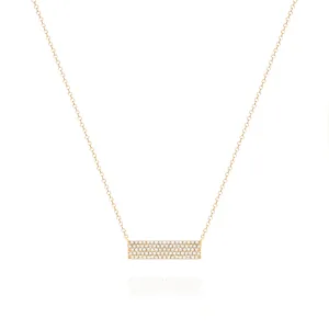 Yellow Bar Necklace
