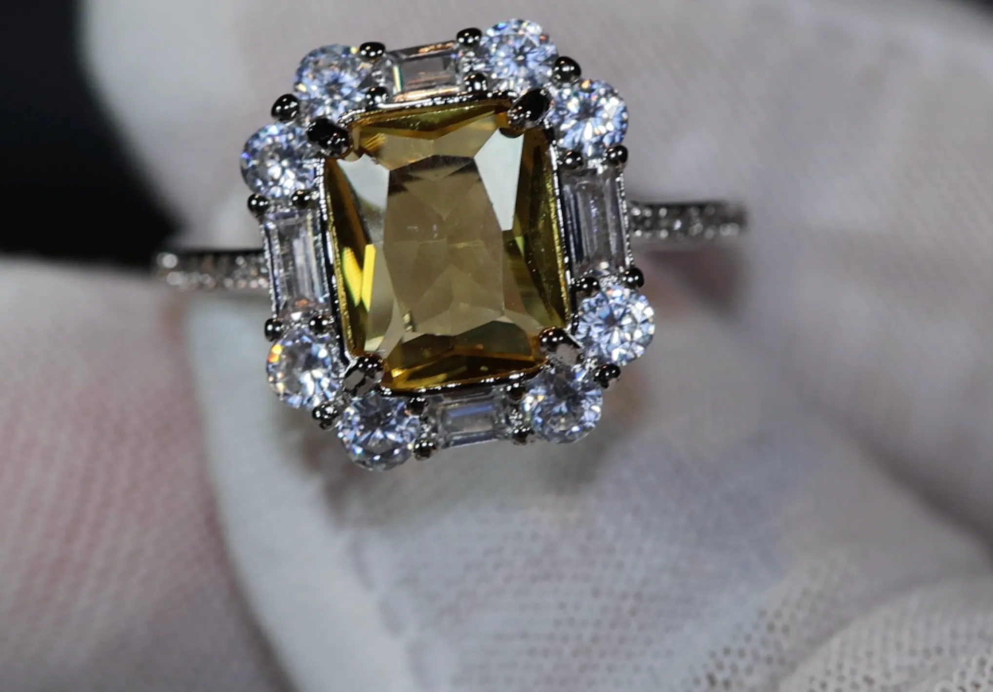 Yellow Diamond Ring | Womens Engagement Ring