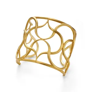 Yellow Gold Artemisia Cuff Bracelet