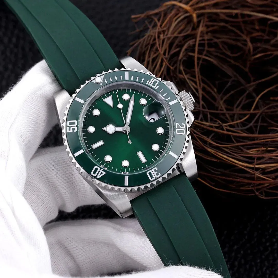 ZDR-Ceramic Bezel Mens watches 41MM Automatic 2813 Movement Watch Luminous Sapphire Waterproof Sports Self-wind Fashion Wristwatches montre de luxe watch