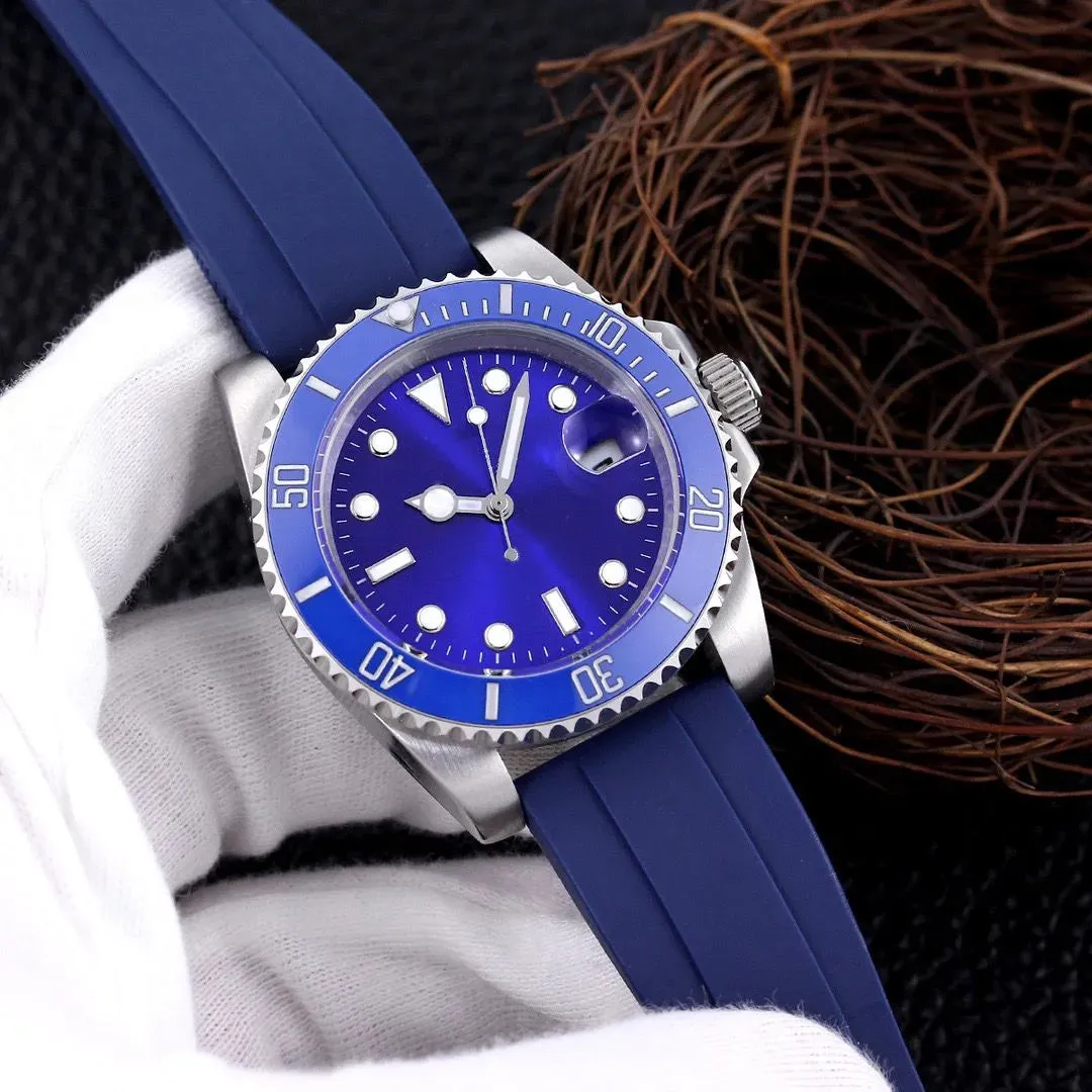 ZDR-Ceramic Bezel Mens watches 41MM Automatic 2813 Movement Watch Luminous Sapphire Waterproof Sports Self-wind Fashion Wristwatches montre de luxe watch