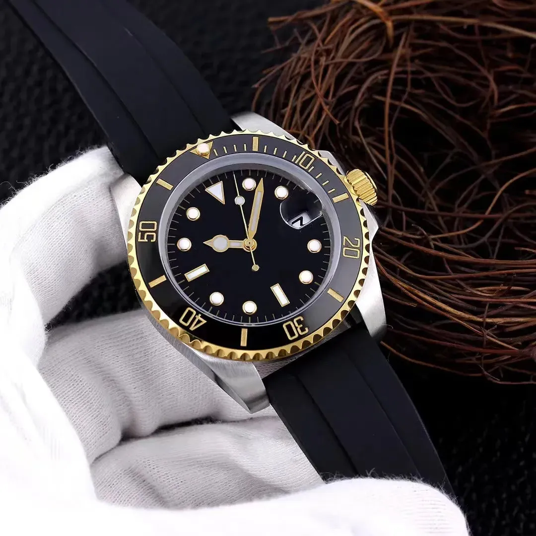 ZDR-Ceramic Bezel Mens watches 41MM Automatic 2813 Movement Watch Luminous Sapphire Waterproof Sports Self-wind Fashion Wristwatches montre de luxe watch