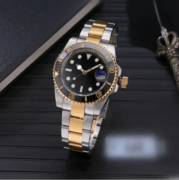 ZDR-Ceramic Bezel Mens watches 41MM Automatic 2813 Movement Watch Luminous Sapphire Waterproof Sports Self-wind Fashion Wristwatches montre de luxe watch
