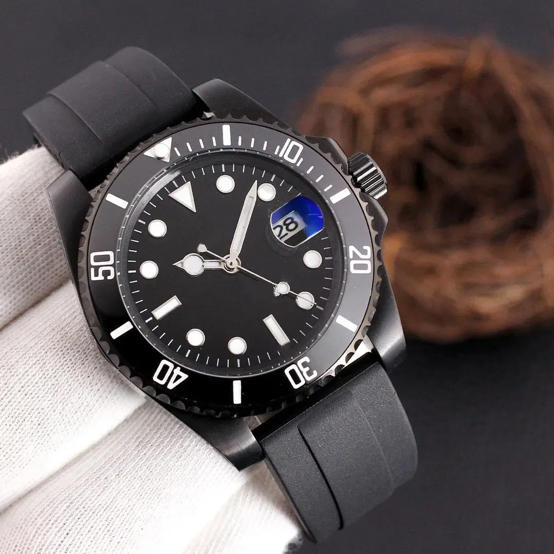 ZDR-Ceramic Bezel Mens watches 41MM Automatic 2813 Movement Watch Luminous Sapphire Waterproof Sports Self-wind Fashion Wristwatches montre de luxe watch