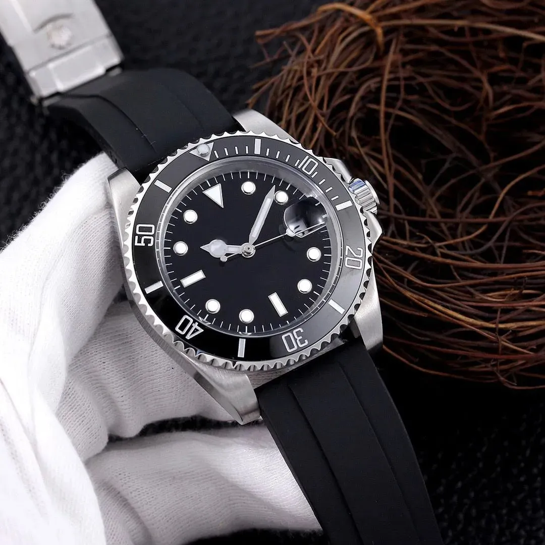 ZDR-Ceramic Bezel Mens watches 41MM Automatic 2813 Movement Watch Luminous Sapphire Waterproof Sports Self-wind Fashion Wristwatches montre de luxe watch