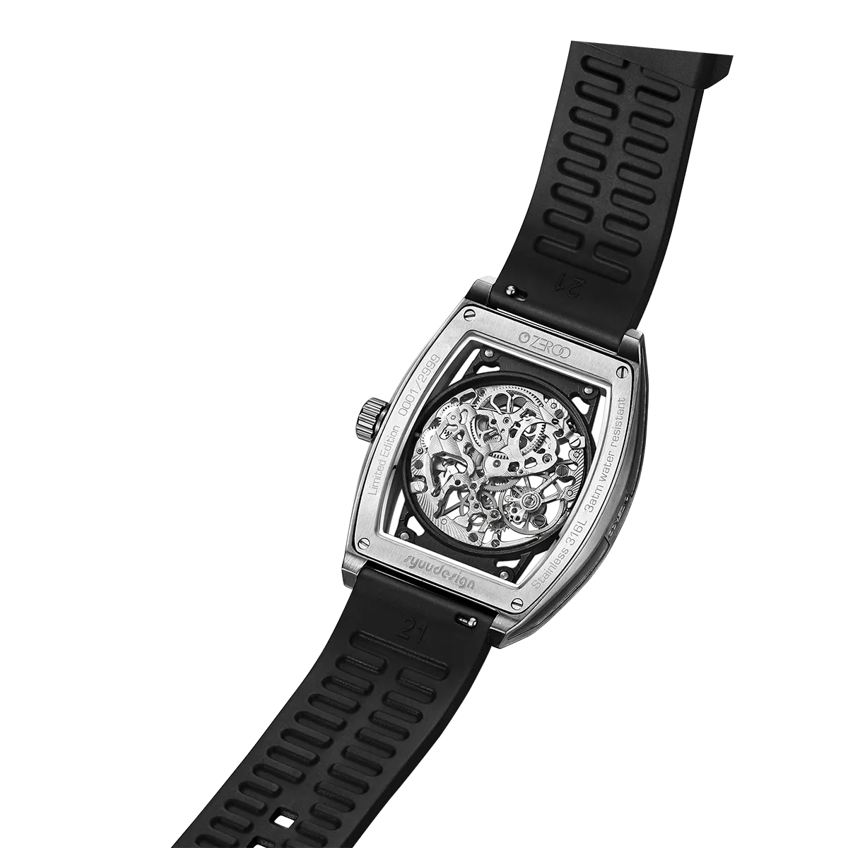 ZEROO M1 THE AURIGA SKELETON MECHANICAL AUTOMATIC WATCH FOR GENTS - ZM001BBK