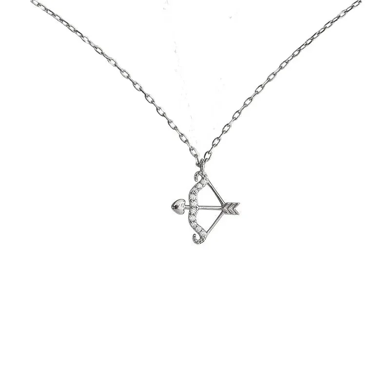 Zircon Love Arrow Necklace