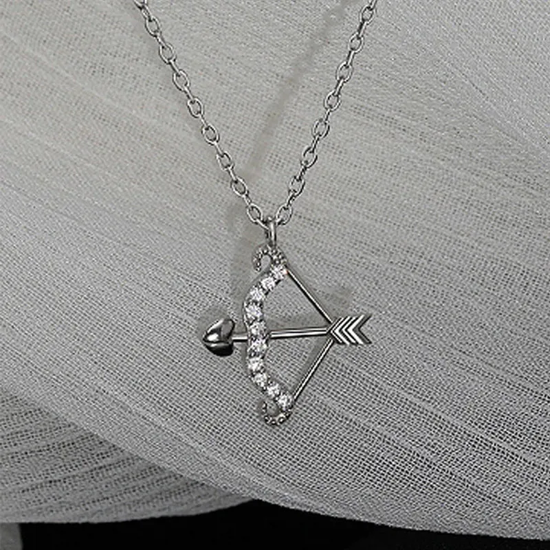 Zircon Love Arrow Necklace