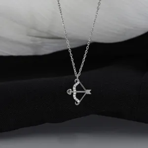 Zircon Love Arrow Necklace