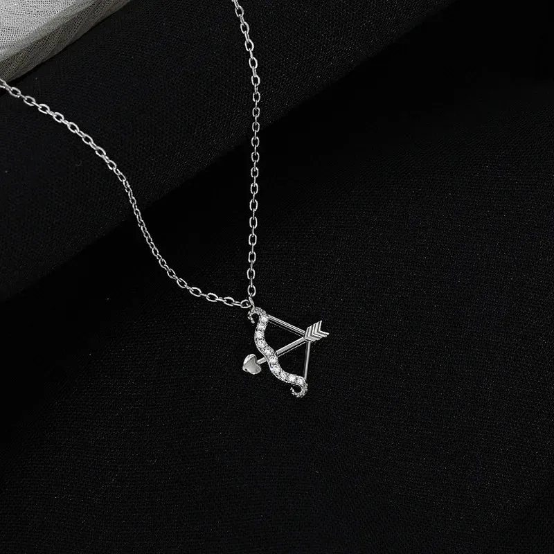 Zircon Love Arrow Necklace