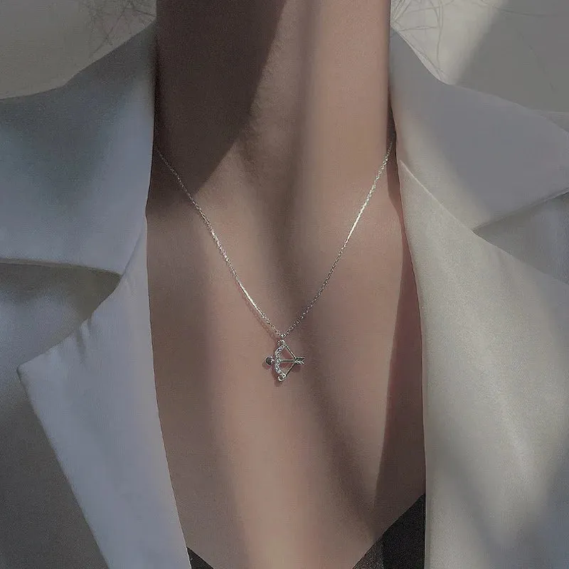 Zircon Love Arrow Necklace